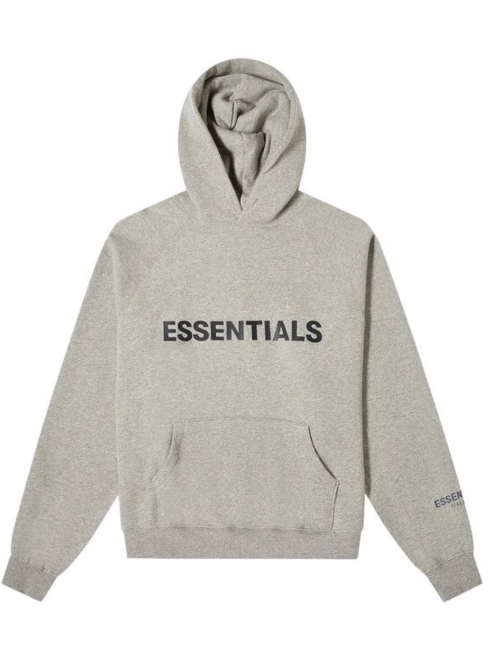 Essentials Men’s Light Heather Gray Logo Hoodie